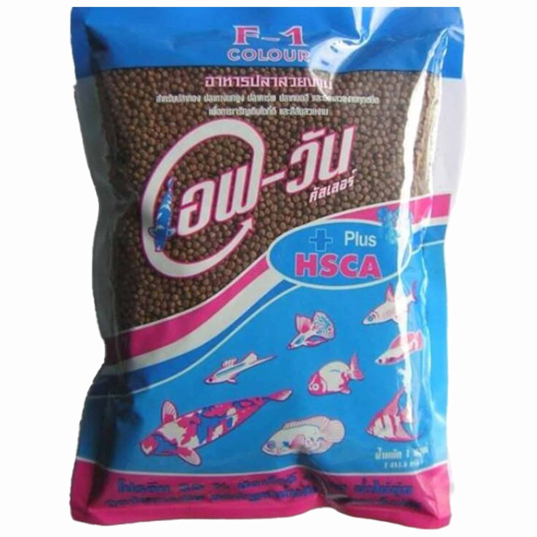 F-1 Colour อาหารปลาสวยงาม เม็ดแดง S